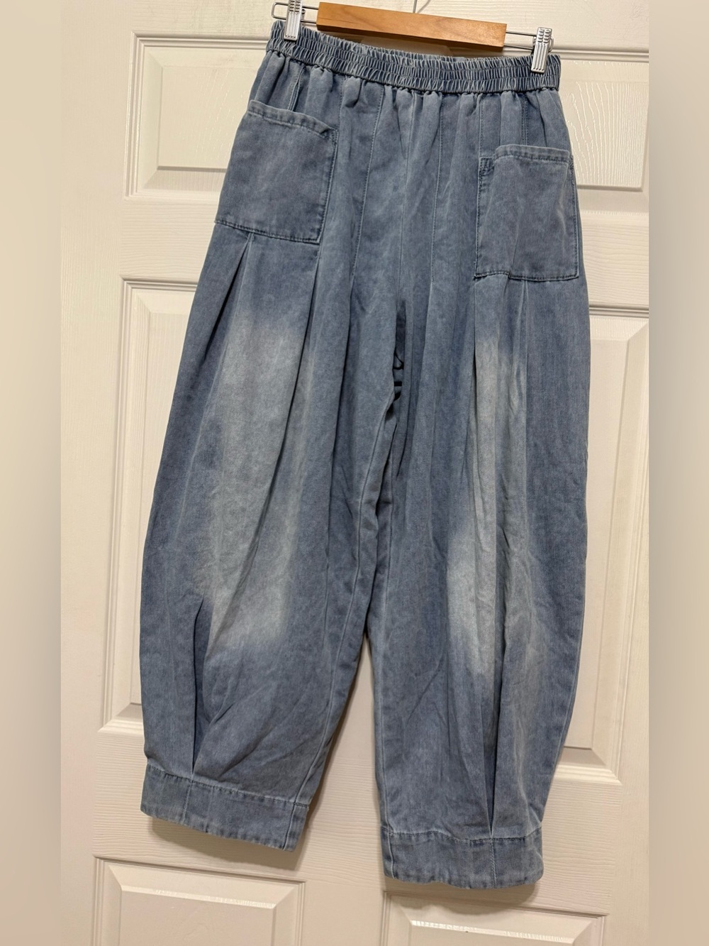 Ladies Plus Size Loose Harem Denim Pants Casual Comfortable
Size Large
